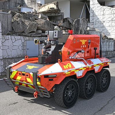 Hyundai Motor Group Donates Unmanned Firefighting Robots to Korea National Fire Agency for Safeguarding Firefighters