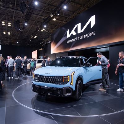 The Seltos on display at the 2026 New York International Auto Show
