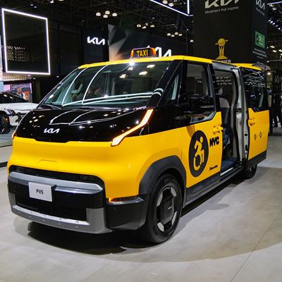 The PV5 WAV on display at the 2026 New York International Auto Show