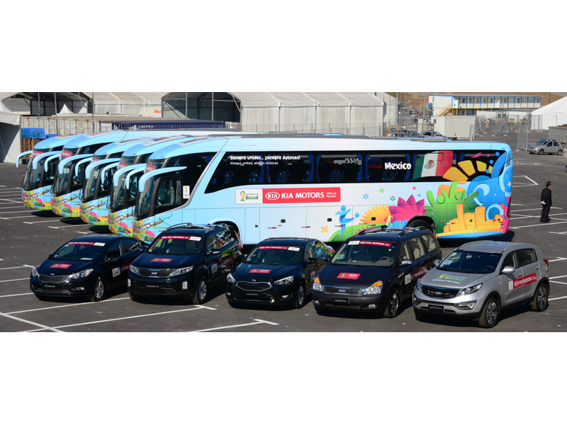 Kia Vehicle Handover for 2014 World Cup Kia Vehicle Handover for 2014 World Cup