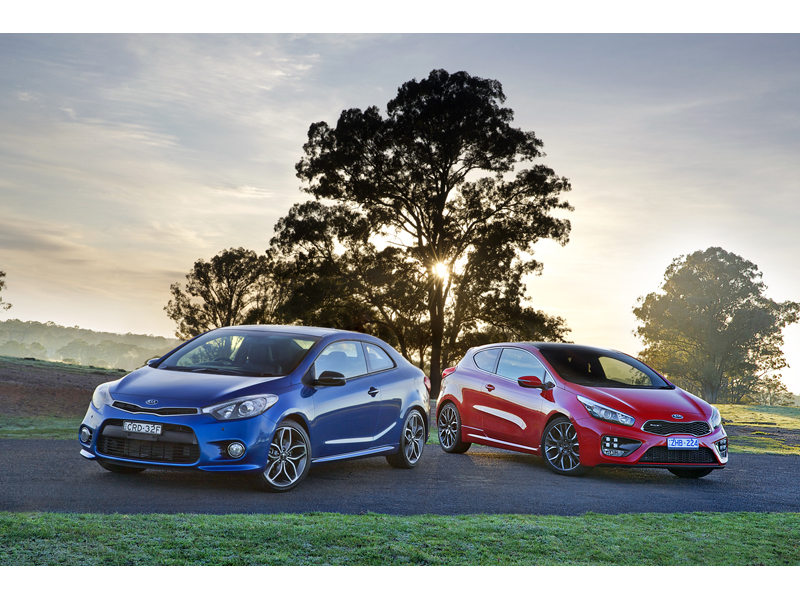 Kia Koup and pro_cee'd GT Kia Koup and pro_cee'd GT
