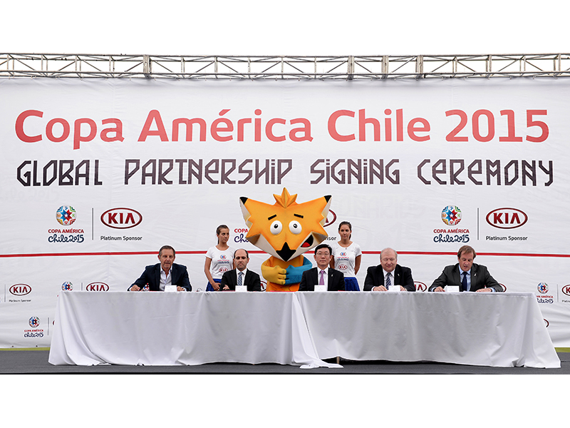 Kia Motors partners with Copa América Chile 2015 1 Kia Motors partners with Copa América Chile 2015 1