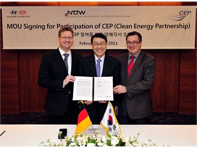 Kia Motors intends to join the Clean Energy Partnership to promote Fuel Cell Electric Vehicles in Germany
