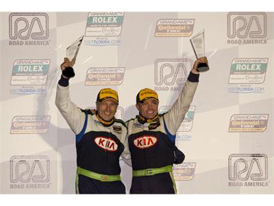 Kia Racing Captures Second Grand-Am Victory at Road America and Moves to the Top of the Team and Driver Standings