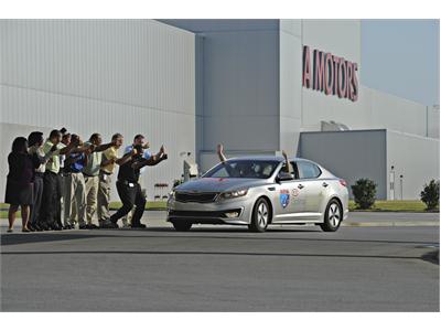 Kia Optima Hybrid Sets New Guinness World Record for Fuel Economy