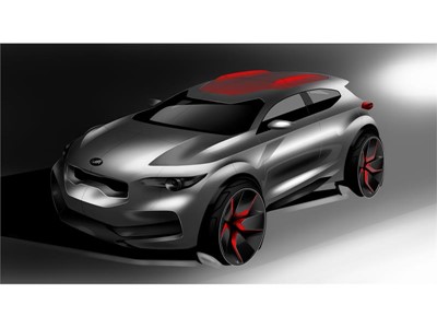 Kia Stonic Early Design Sketch