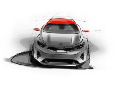 Kia Stonic Artistic Design Sketch