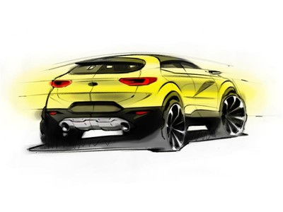 Kia Stonic Artistic Design Sketch