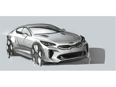Kia Stinger sketch