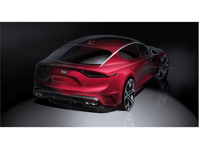Kia Stinger sketch