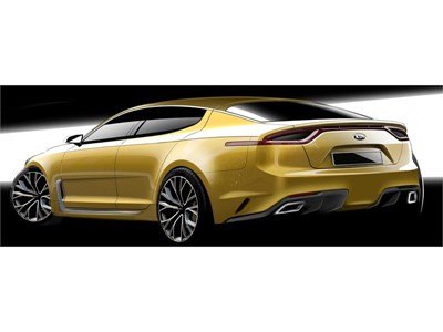 Kia Stinger sketch
