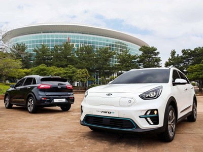 Kia reveals first images of all-electric Niro