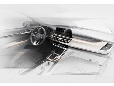 Kia hints at interior design of all-new small SUV