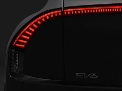 Kia EV6 Teaser Rear Lamp Detail
