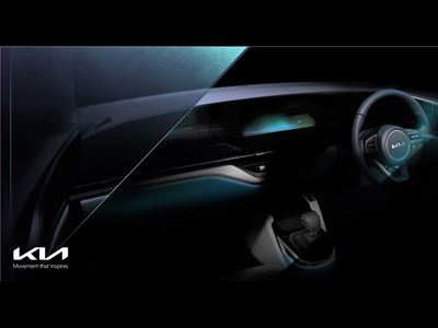 Kia Reveals Official Sketches of Kia Carens - Interior