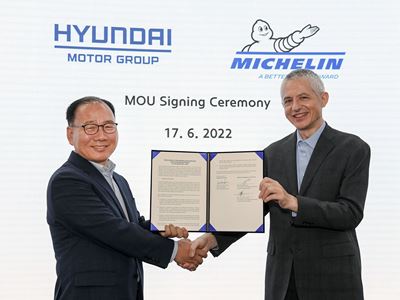 Hyundai Motor Group and Michelin Join Hands to Develop Next-Gen Tires for Premium EVs to Foster Clea