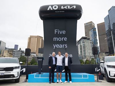 Kia extends Australian Open partnership to 2028