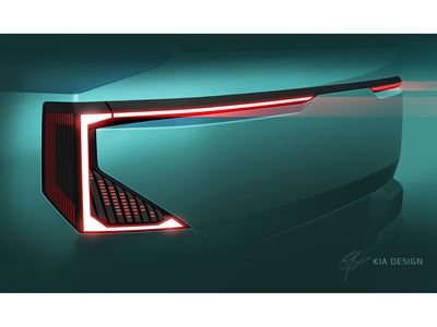 Kia Concept EV5 Exterior Lamp Render