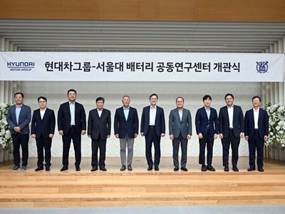 Hyundai Motor Group and Seoul National University Open Joint Battery Research Center to Secure Globa