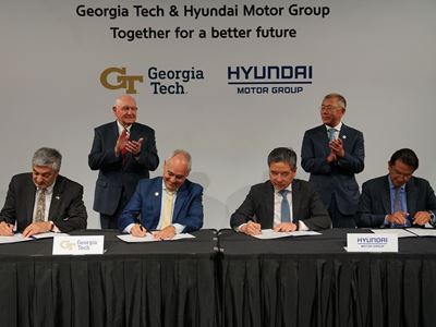 Georgia Tech and Hyundai Motor Group Sign MoU for Future Mobility Collaboration