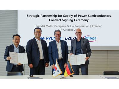 Hyundai Motor and Kia Strengthen Power Semiconductor Supply through Strategic Partnership with Infin