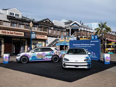 HMG Brings Art Cars to San Francisco, Boosting Busan's bid to Host 2030 World Expo