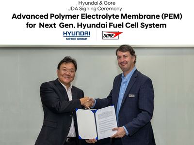 Hyundai Motor and Kia to Develop Polymer Electrolyte Membrane with Gore for Hydrogen Fuel Cell Systems