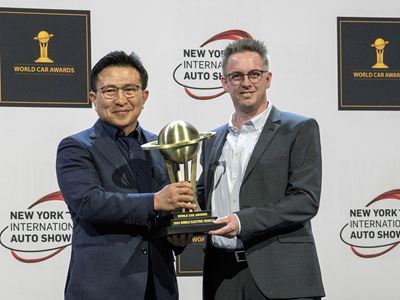 Kia EV9 secures double win at 2024 World Car Awards