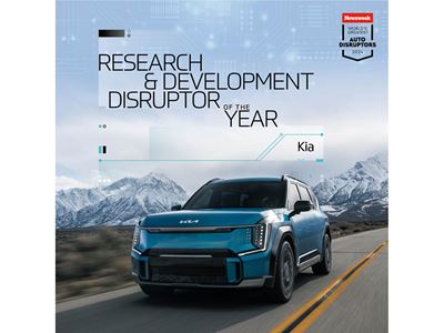 Kia honored with dual accolades at 2024 Newsweek World’s Greatest Auto Disruptors Awards