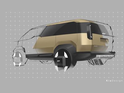 Kia PV5 Sketch - Exterior