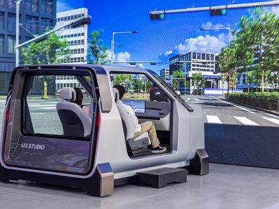 Driving simulations at UX Validation, UX Test Zone