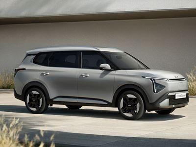 Kia Carens Clavis EV Front Quarter