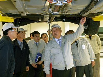 Hyundai Motor Group Honorary Chairman Mong-Koo Chung