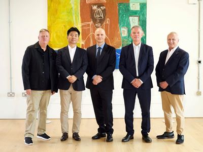 From left; Professor Dale Harrow, Chair of Intelligent Mobility Design Centre and Head of Intelligent Mobility Design