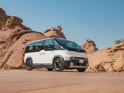 Kia PV5 at Desert Rock