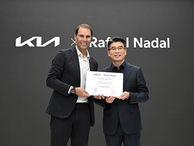 Kia extends partnership with sports and tennis legend Rafael Nadal