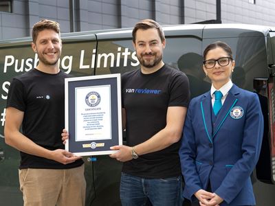 Kia PV5 Cargo sets a GUINNESS WORLD RECORDS™ title Kia PV5 Cargo sets a GUINNESS WORLD RECORDS™ title