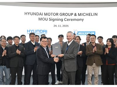 Hyundai Motor Group and Michelin Partner to Accelerate  Next-Generation Tire Technologies for Future Mobility