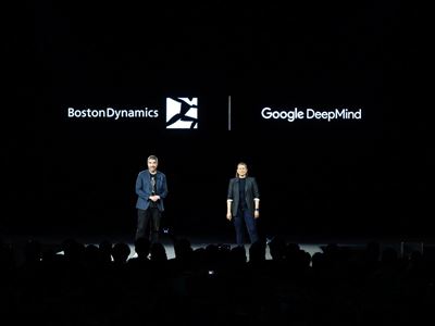 (From left) Alberto Rodriguez, Director of Atlas Behavior at Boston Dynamics; Carolina Parada, Head of Robotics at Googl