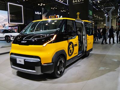 The PV5 WAV on display at the 2026 New York International Auto Show