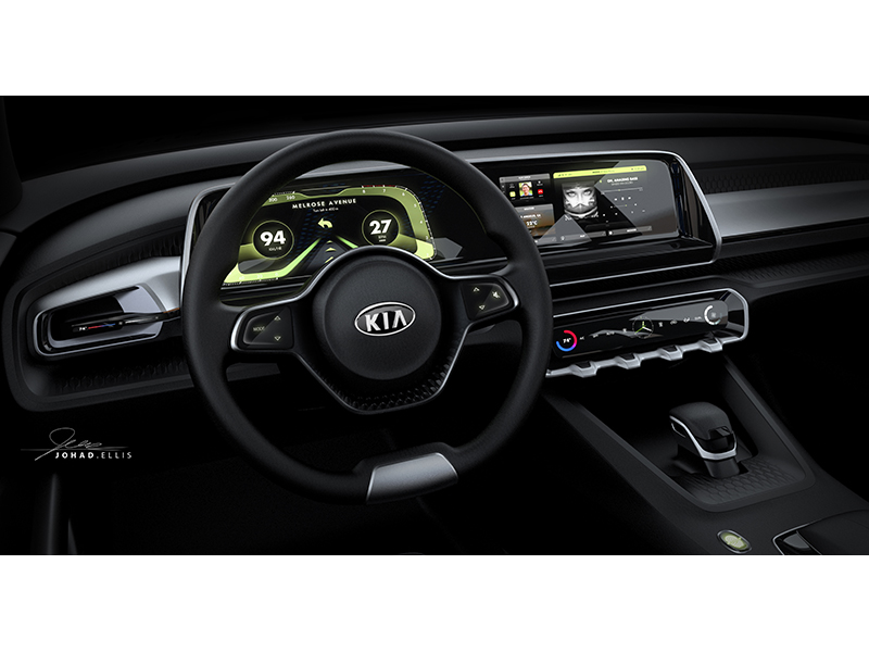 Kia Telluride Concept Dash Kia Telluride Concept Dash