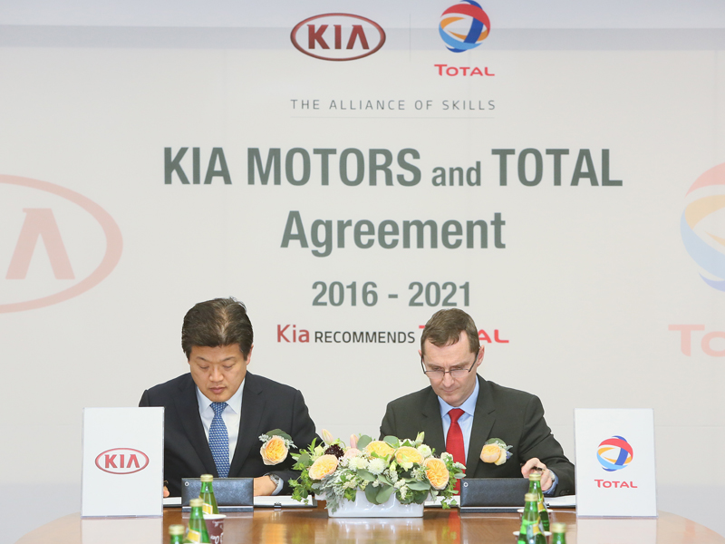 Kia Motors and Total Partnership Extension Kia Motors and Total Partnership Extension