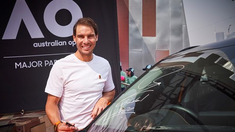 kia--nadal-present-official-transportation-vehicles-at-australian-open-2020