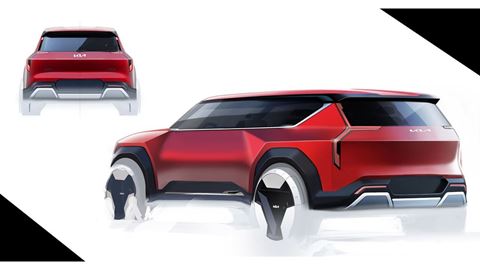 EV9 Exterior Sketches