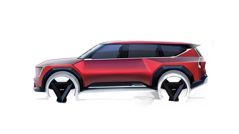EV9 Exterior Sketches