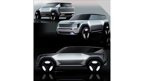 EV9 Exterior Sketches