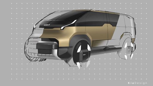 Kia PV5 Sketch Exterior