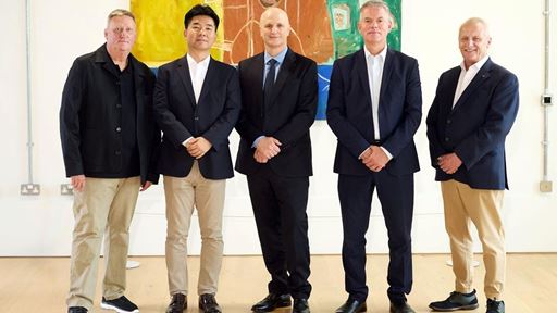 From left Professor Dale Harrow Chair of Intelligent Mobility Design Centre and Head of Intelligent Mobility Design