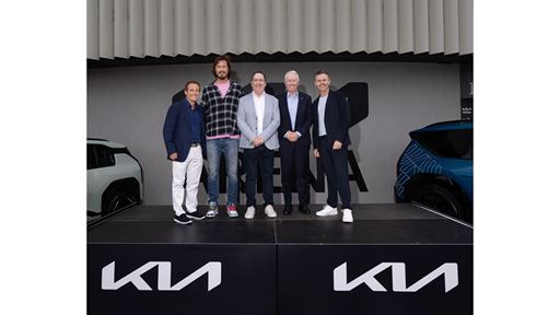 At the Kia Arena in Melbourne Park during the official player tournament vehicles handover ceremony for the Australian