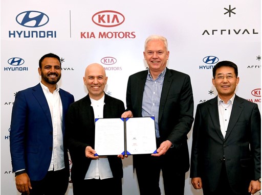 Hyundai and Kia Make Strategic Investment in Arrival signing ceremony Hyundai and Kia Make Strategic Investment in Arrival signing ceremony
